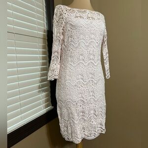 Ralph Lauren Lace Dress Light Pink